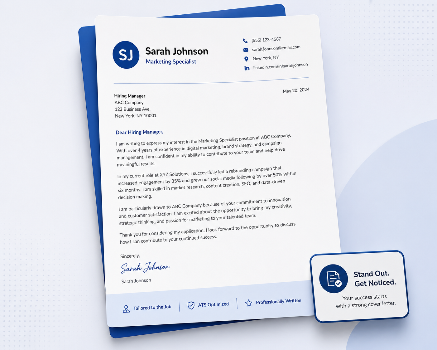 Cover Letter