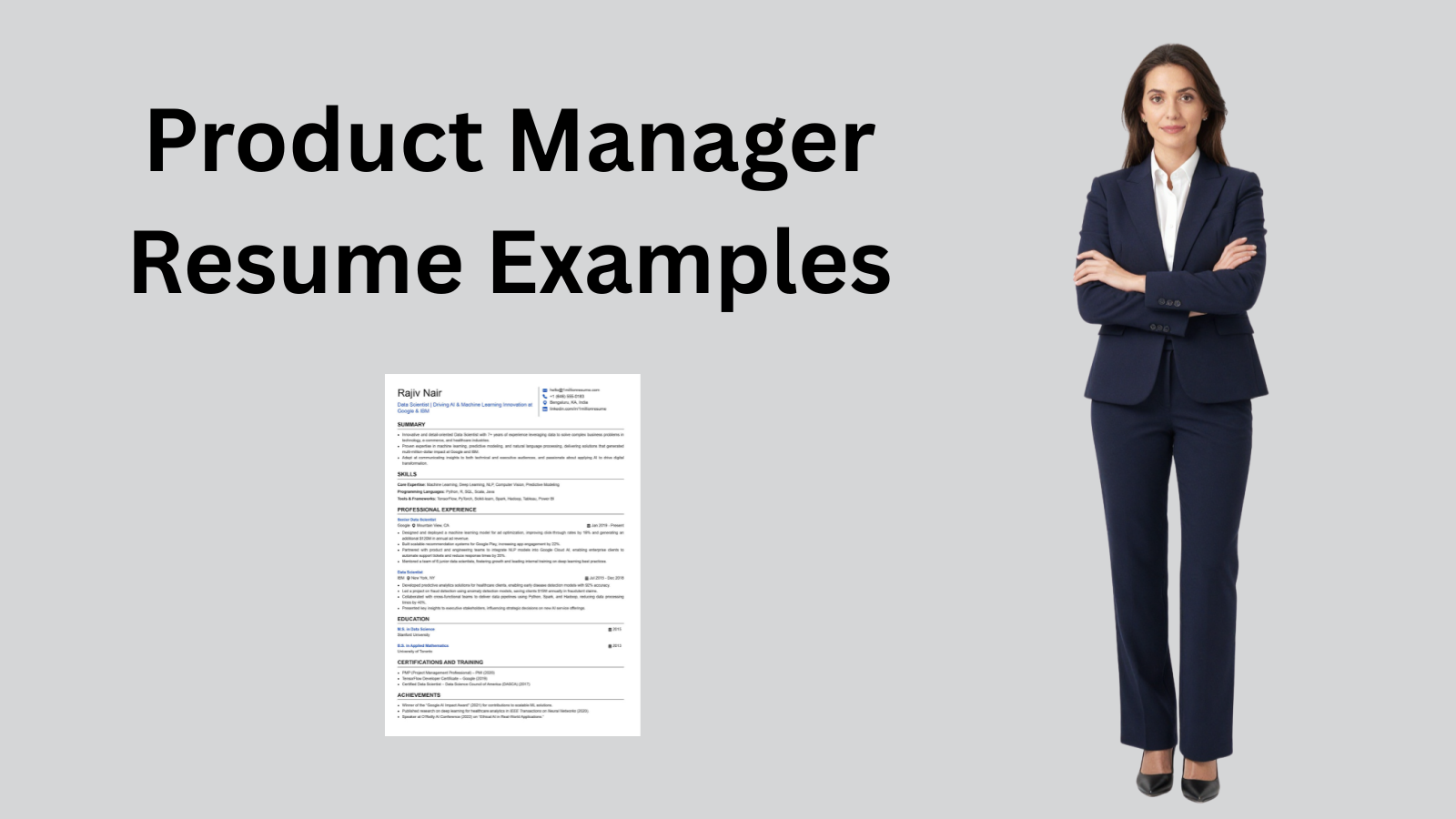 This image is Product Manager Resume Examples Blog Featured image.