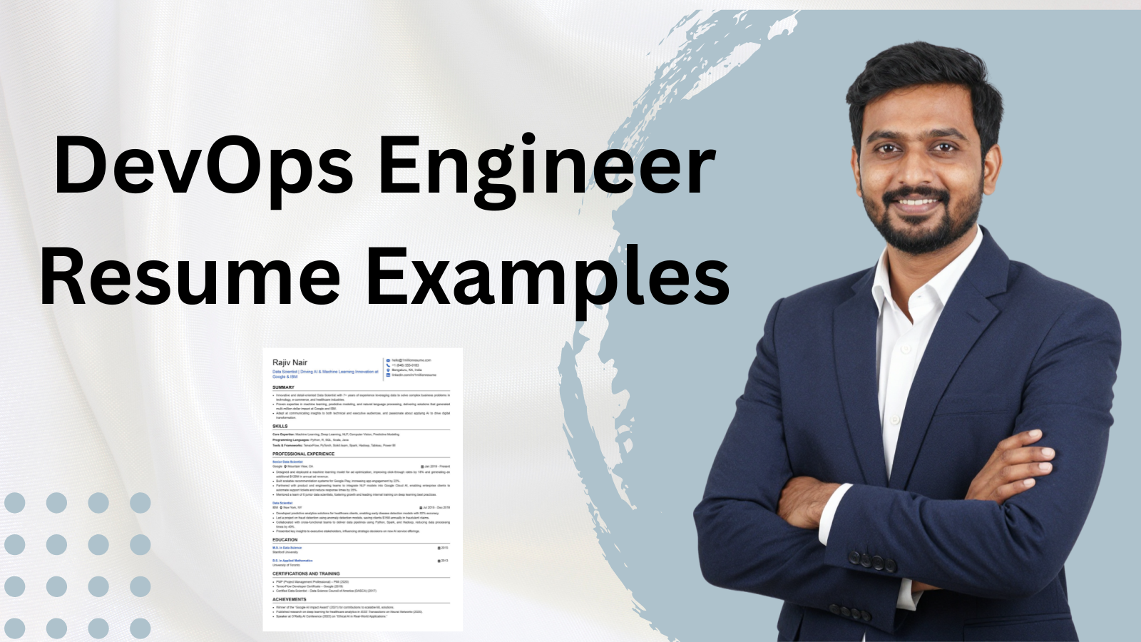 This image is showing DevOps Engineer Resume blog featured image.
