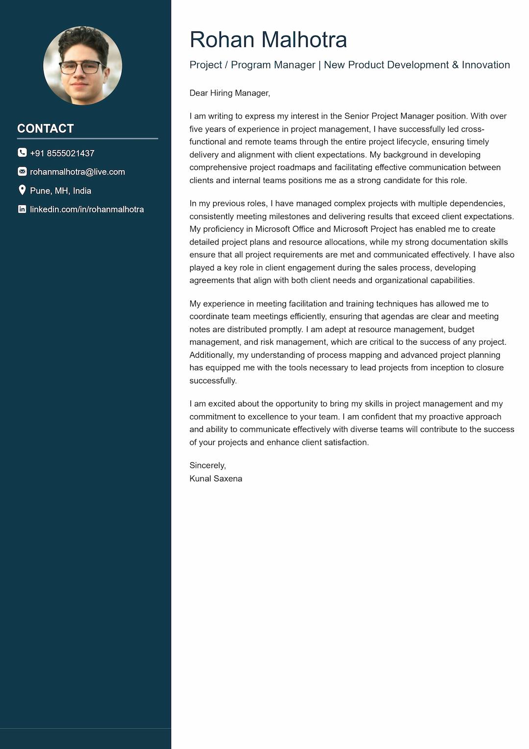 ats resume template with colored header on top