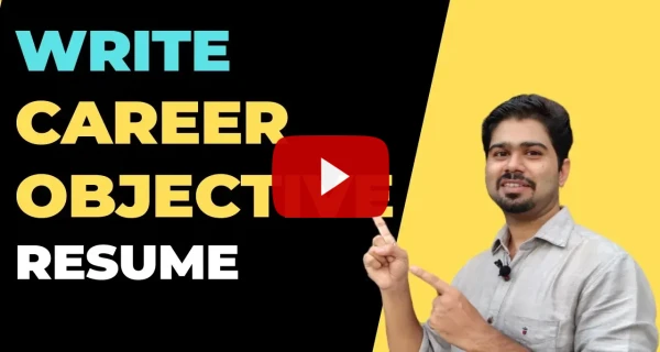 how to write good career objective youtube video