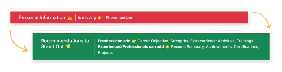 resume mistakes and recommendations from ai resume builder