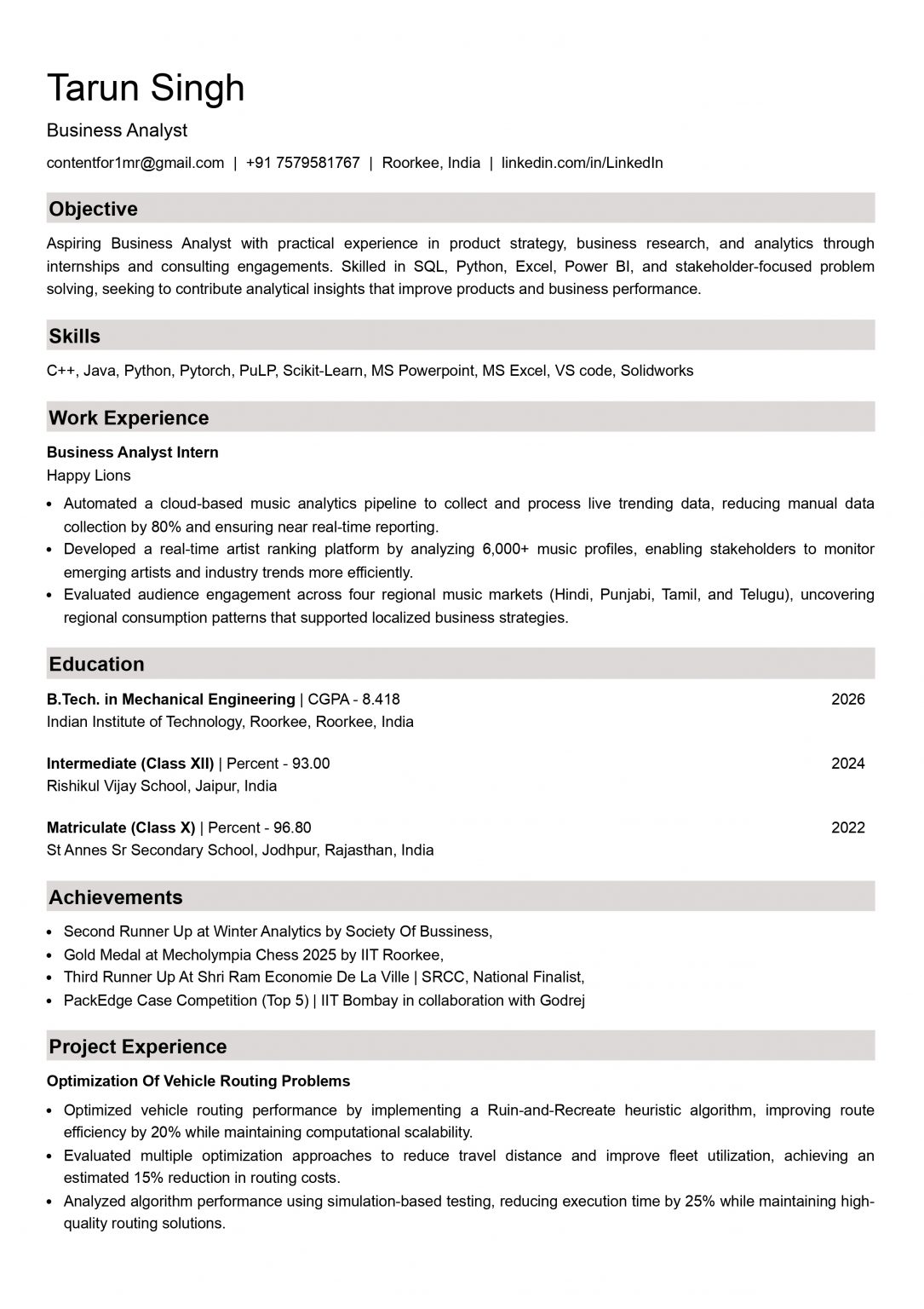 This image is showing Business Analyst Resume Example Blog feature image.