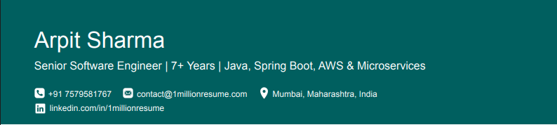 This image is showing Resume Headline.