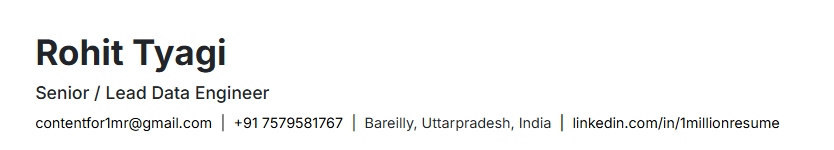 This image is showing Personal Details section image